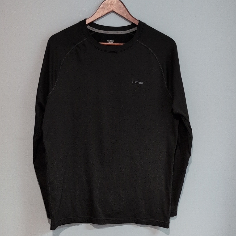 Wind River Heat T- Max Black Long Sleeve T-Shirt Size Large